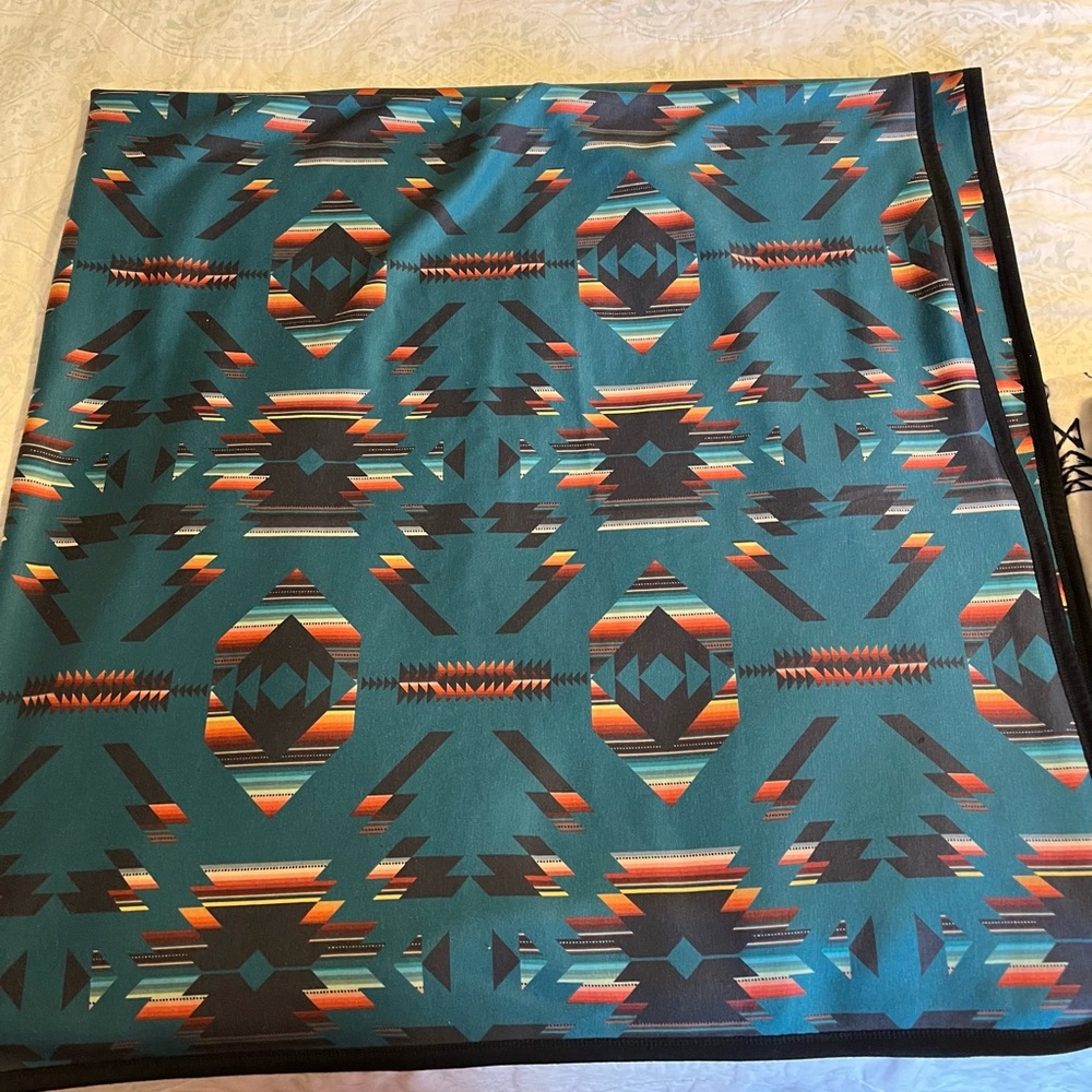 Crazy train adult blanket